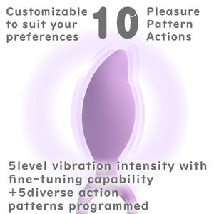 Vibrateur anal en silicone à haute vibration et plug anal avec 10 modes, étanche IPX6 pour usage vaginal, modèle P63 - Product Image 5