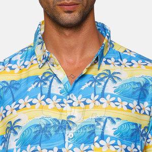 Camisas de Playa para Hombre, de Alta Calidad, Sólidas, Transpirables, Ecológicas, de Manga Corta, para Uso Casual de Verano - Product Image 5