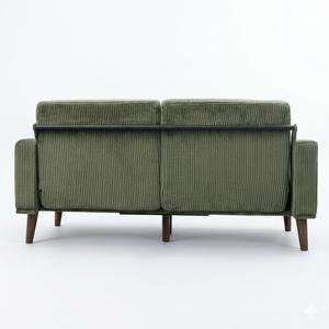 Sofá Seccional en Forma de L Tapizado en Corduroy Tradicional, con Relleno de Espuma, para Espacios Pequeños, Sala de Estar, Oficina, Apartamento - Product Image 6