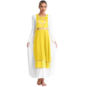 Meilleur design de costumes de danse de scène, robes de danse confortables pour femmes, vêtements de danse lyrique, vêtements de danse contemporaine pour chorale, performance de louange - Product Image 5