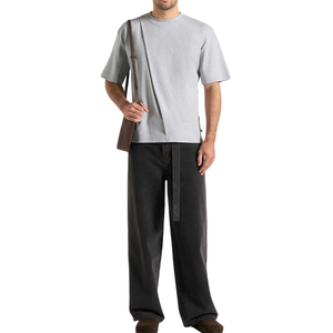 Camisetas de Lujo para Hombre, Camisetas de Cuello Redondo de Manga Corta, Camisetas Lisas al por Mayor, Camisetas Personalizadas, Camisetas de Corte Holgado para Hombre - Product Image 5