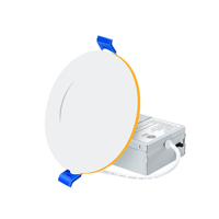 Vente flash : panneau lumineux LED rond en aluminium, petit, avec interrupteur de gradation à cinq couleurs, pour salon, lumière de nuit