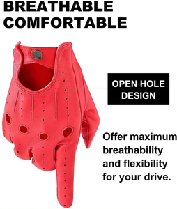 Gants en velours noir chaud de haute qualité pour femme, compatibles avec les écrans tactiles, pour la conduite hivernale, en cuir - Product Image 3
