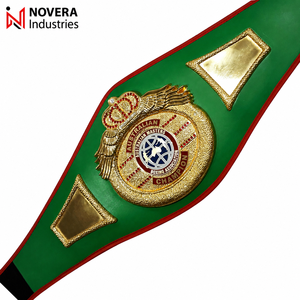 Ceinture de championnat de MMA personnalisée avec plaques en alliage de zinc, qualité supérieure, unisexe, fabriquée au Pakistan - Product Image 2