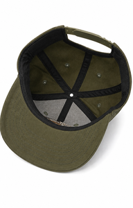Casquette Snapback en gros personnalisée avec broderie 3D, casquette à cordon 5 panneaux de haute qualité, non structurée, profil moyen, visière plate - Product Image 4