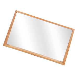 Espejo Trapezoide de Diseño Minimalista Moderno con Marco de Madera de Teca Sólida con Estilo Geométrico Único para Decoración de Pared - Product Image 5