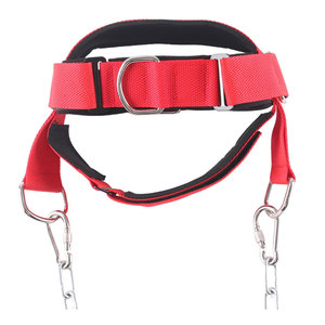 Arnés de Cuello de Nailon Rosa con Cadena de Metal Ajustable para Entrenamiento de Boxeo, Equipo de Protección - Product Image 4