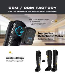 Masajeador de Pies y Piernas con Presión de Aire, Tamaño Ajustable, Recargable por USB, CE OEM ODM AS ALL STAR - Product Image 6