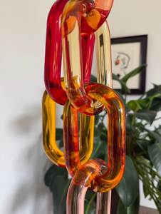 <b>Large</b> Size Colorful Transparent Resin Chain Links for Wedding <b>Wall</b> Hanging <b>Decor</b> DIY Projects Room Divider Curtain Accessories - Product Image 4