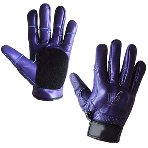 Gants de glisse en cuir pour skateboard Longboard Freeride Gants de course de descente amovibles Logo personnalisé - Product Image 1