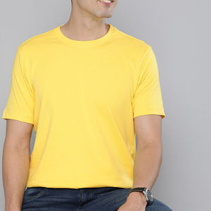 T-shirt d'été à manches courtes pour homme, col rond, 100 % coton, respirant, écologique, personnalisable avec logo, haute qualité, tenue décontractée - Product Image 1