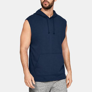 Premium Urban <b>Sleeveless</b> <b>Hoodie</b> Oversized Fit High Quality Cotton Fabric Factory Direct Supplier <b>Sleeveless</b> <b>Hoodie</b> - Product Image 2