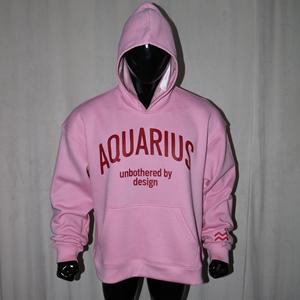 100% cotton <b>black</b> color Hoodie 450 GSM cotton <b>fleece</b> custom embroidery printing embossing oversized fitting hoodies Clush Sports - Product Image 2
