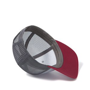 Trendy Streetwear Personalized Mesh <b>Cap</b> Fashion Solid Color Color-Block Breathable high quality - Product Image 3