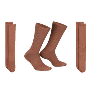 Chaussettes de football personnalisées unisexes en mesh, légères, respirantes, en spandex/nylon/coton, imprimées numériquement, sportives, pour adultes, été - Product Image 1