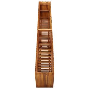 Jardinières en bois d'acacia massif, couleur bois naturel, jardinières surélevées, pots et jardinières à fleurs - Product Image 4