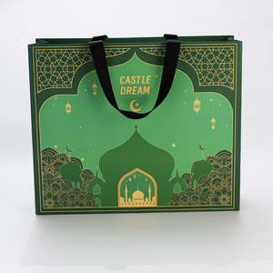 Sac Cadeau de Luxe en Papier Blanc Artisanat en Papier d'Art avec Poignée en Ruban, Sac d'Emballage Personnalisé avec Logo Imprimé pour le Commerce de Gros - Product Image 5