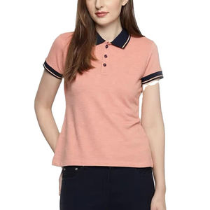 Polo pour femme en coton 100 %, tissu respirant, manches courtes, idéal pour le golf, t-shirts vierges pour femmes, très demandés - Product Image 5