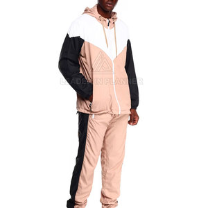 ชุดวอร์มกันลมแบบมีฮู้ด ดีไซน์ใหม่ปี 2026 ผลิตตามสั่ง แบรนด์ส่วนตัว ระบายอากาศได้ดี สำหรับฤดูหนาว ผ้าไนลอน ซิป ยางยืดที่เอว ผลิตในปากีสถาน - Product Image 4