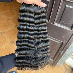 ผม Remy บริสุทธิ์แบบลอนคลื่นทรงหลวมสำหรับต่อผมหยักศกสองชั้นคุณภาพสูงและมีสไตล์จากเวียดนาม - Product Image 5