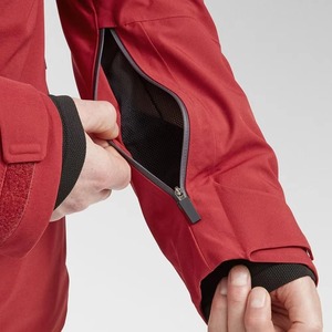 Men's Waterproof 10,000mm Thick Lined <b>Soft</b> <b>Shell</b> <b>Hooded</b> <b>Jacket</b> Color Blocked Zip Fly Regular Fit Winter - Product Image 4