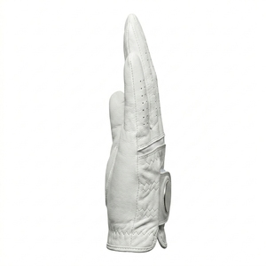 Gant de golf en cuir Cabretta INJAE de qualité supérieure, fermeture auto-agrippante, protection anti-UV, design ventilé pour les doigts, prise ultra-souple, main gauche, unisexe, OEM ODM - Product Image 3