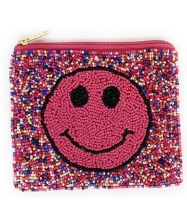 Handmade Eco-Friendly Cherry Beaded Coin Pouch Embroidery Pouch for Keeping <b>Small</b> Essentials Coin Card Cash Coin Pouch - Product Image 3