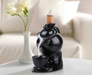 <b>Ceramic</b> Cascade Incense Burner Smoke Fountain <b>Diffuser</b> - Product Image 2