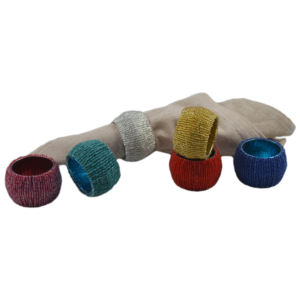 Anillos para servilletas y portatelas de cobre antiguo, diseño de vajilla con acabado altamente pintado, chapado y pulido. - Product Image 3