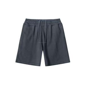 Pantalones Cortos de Algodón Puro Lavado Estilo Vintage para Hombre, Desgastados y Casuales, Ideales para Verano, Estilo Urbano, Servicio OEM, Diseño ODM - Product Image 1
