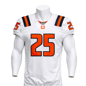 Maillot de football américain imprimé de haute qualité, logo personnalisé, uniforme d'équipe professionnel, séchage rapide, respirant, antibactérien - Product Image 6