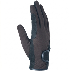 Gants de conduite unisexes en cuir microfibre à doigts entiers avec fermeture à cordon, antidérapants, protection UV, pour usage extérieur en été - Product Image 4