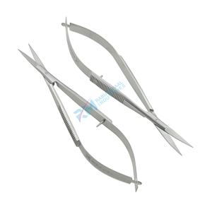 Ciseaux de haute qualité en acier inoxydable argenté, poignée antidérapante, pointe droite et aiguisée, ciseaux à ressort - Product Image 4