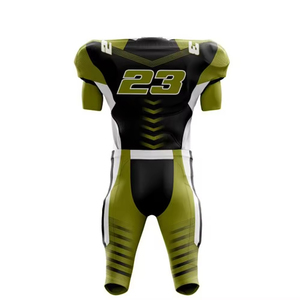 Uniformes de Fútbol Americano con Diseño Moderno, Impresión Digital Personalizada, Mangas Cortas, 100% Poliéster para Conjuntos de Equipo - Product Image 1