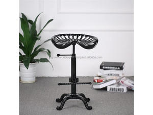 Vintage Tractor Seat <b>Stool</b> Adjustable Cast Iron Tractor Seat Chair Industrial Tractor Seat Bar <b>Stool</b> Retro Farmhouse Tractor - Product Image 2