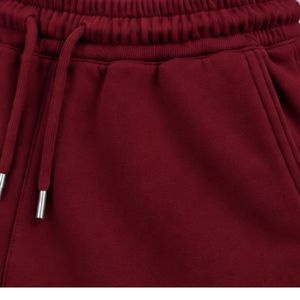Conjunto Deportivo Casual de Sudadera y Pantalones Jogger para Hombre, Color Borgoña, con Estampado Gráfico, de Felpa, para Invierno - Product Image 6