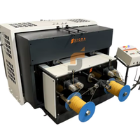 Machine à tordre automatique les fils en plis SSE PYT 02V 3 HP 1800 tr/min Torsion 20 à 80 TPM 2 alimentations 2 bobines de bobinage