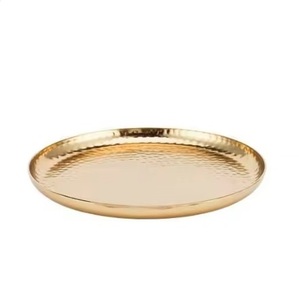 Metal Serving <b>Tray</b> Elegant Design Decorating Food <b>Storage</b> <b>Trays</b> for Breakfast Parties Weddings Picnics Use At Wholesale Price - Product Image 2
