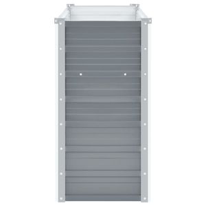 Jardinière surélevée en acier galvanisé gris durable 39,4 x 15,7 x 30,3 po pour pots de pépinière - Product Image 4