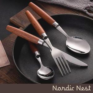 Juego de cubiertos de plata, cuchara, tenedor y cuchillo, 3 piezas, diseño moderno, para decoración de mesa, suministros para eventos, diseños personalizables - Product Image 6