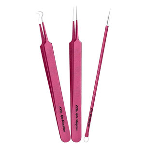 Forehead Nose Acne Blackhead Comedone Black Spot Beauty Instruments Facial <b>Pimple</b> <b>Popper</b> <b>Tool</b> Kit For Zit Removing - Product Image 1