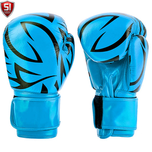 Gants de boxe en cuir SUMROOS SI multicolores avec sangle de poignet réglable, durables, protecteurs et confortables pour l'entraînement - Product Image 6