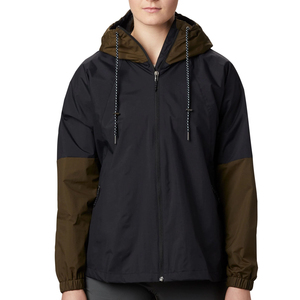 Nouvelle Veste Coupe-Vent à Capuche pour Femme, Style Utilitaire, Manches Longues, Blocs de Couleurs Contrastées, Idéale pour l'Automne - Product Image 1