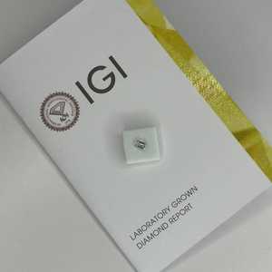 เพชรทรงแอสเชอร์ คัท แล็บโกรว์ เกรดเอ็กเซลเลนท์ คัท ไดมอนด์ CVD HPHT รับรองโดย IGI สำหรับทำเครื่องประดับ - Product Image 5