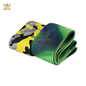 Ensemble de bandes de résistance pour l'entraînement des hanches des femmes, bande de résistance circulaire large antidérapante pour les fessiers, entraînement à domicile, polyester haute résistance - Product Image 6