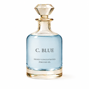 Aceite de Perfume Concentrado (Attar) Sin Alcohol de Alta Calidad, Color Azul C., 100 Gramos, Unisex, Fragancia Duradera para Uso Diario - Product Image 1