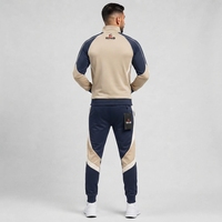 Ensemble de survêtement pour homme, tenue d'entraînement performante, veste respirante à fermeture éclair intégrale et pantalon flexible, conçu pour le fitness, les sports et les occasions décontractées