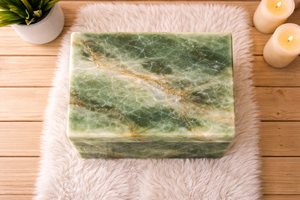 Premium Eco-Friendly Green Onyx Handmade Jewelry Storage <b>Box</b> for <b>Easter</b> and Halloween <b>Gifts</b> - Product Image 2