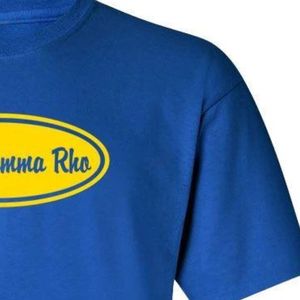 Camiseta Gráfica Azul Rey con Estampado Ovalado Amarillo, Manga Corta, Cuello Redondo, Informal, de Algodón, Unisex, Moda de Verano, Ropa para el Día a Día - Product Image 6