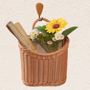 Panier en osier mural pour la cuisine, jardinière, légumes et fruits, décoration bohème pour la maison - Product Image 4